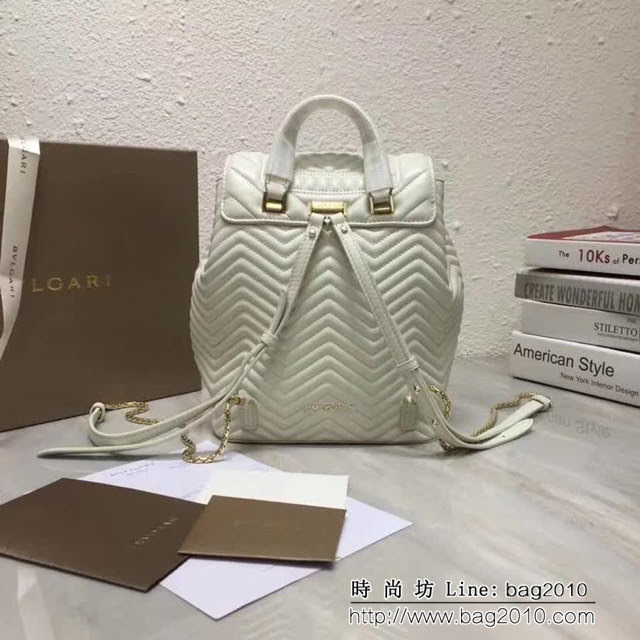 BVLGARI寶格麗 專櫃新款 迷你背包 可拆卸雙肩背帶 可手提斜挎 288537 FYD1411